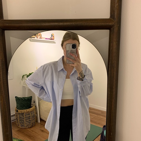 DIVIDED men’s button up collared shirt size large - Picture 1 of 3